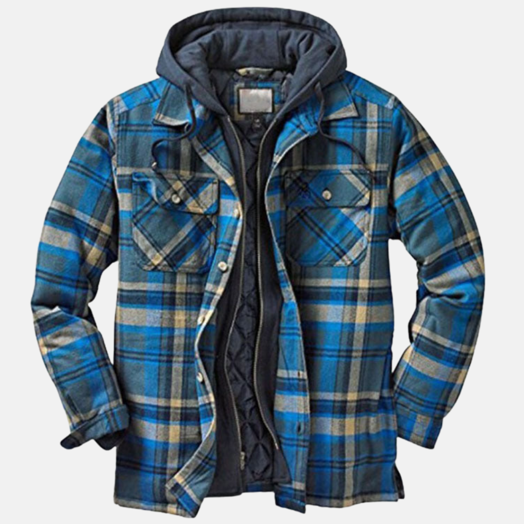 Benito | Chaqueta de franela a cuadros