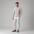 Wenceslao | Jersey de ochos con media cremallera