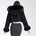 Matilde | Chaqueta corta de pelo sintético