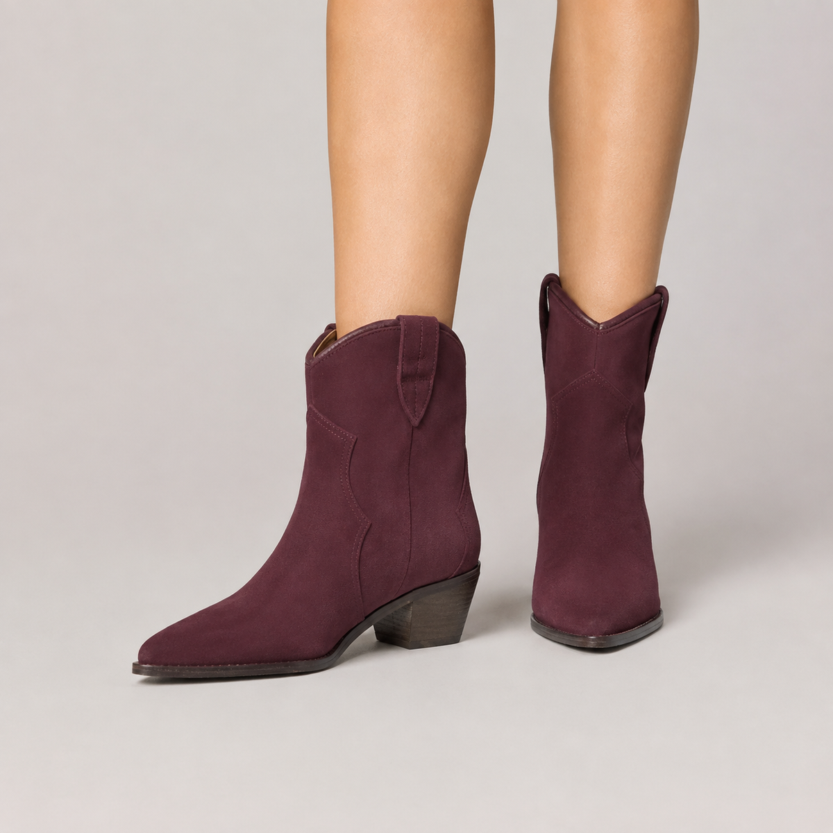 Chloe™ - Suede-Look Western Boots