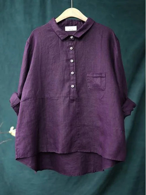 Celeste | Blusa vintage ligera y transpirable
