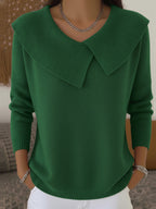 Margaret | Strickpullover mit weichem Kragen