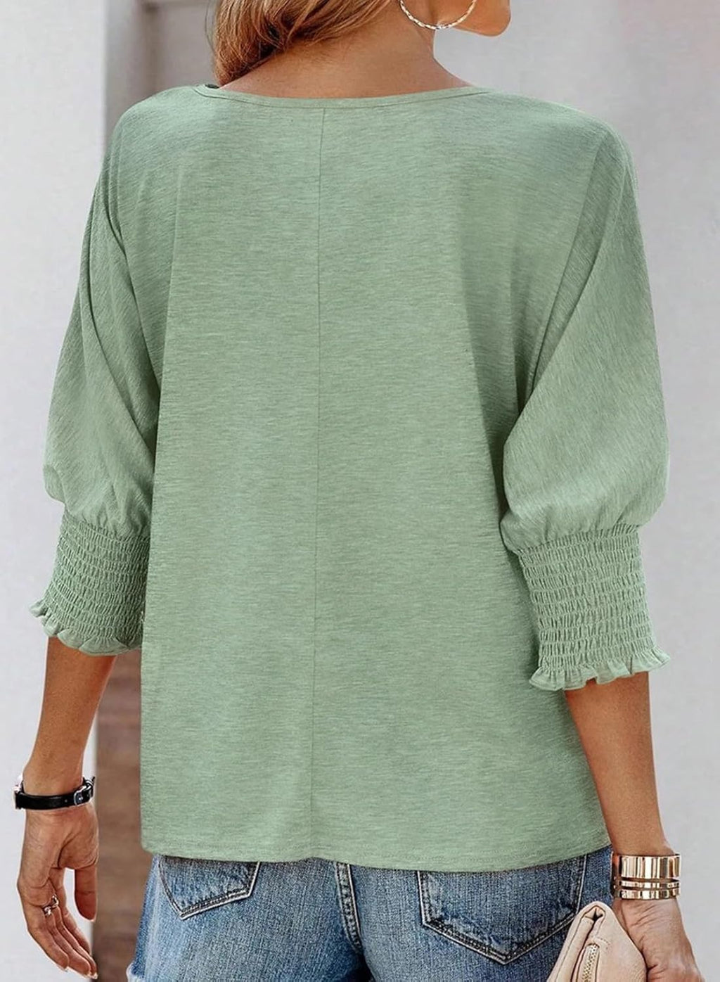 Berta | Blusa sencilla de cuello redondo