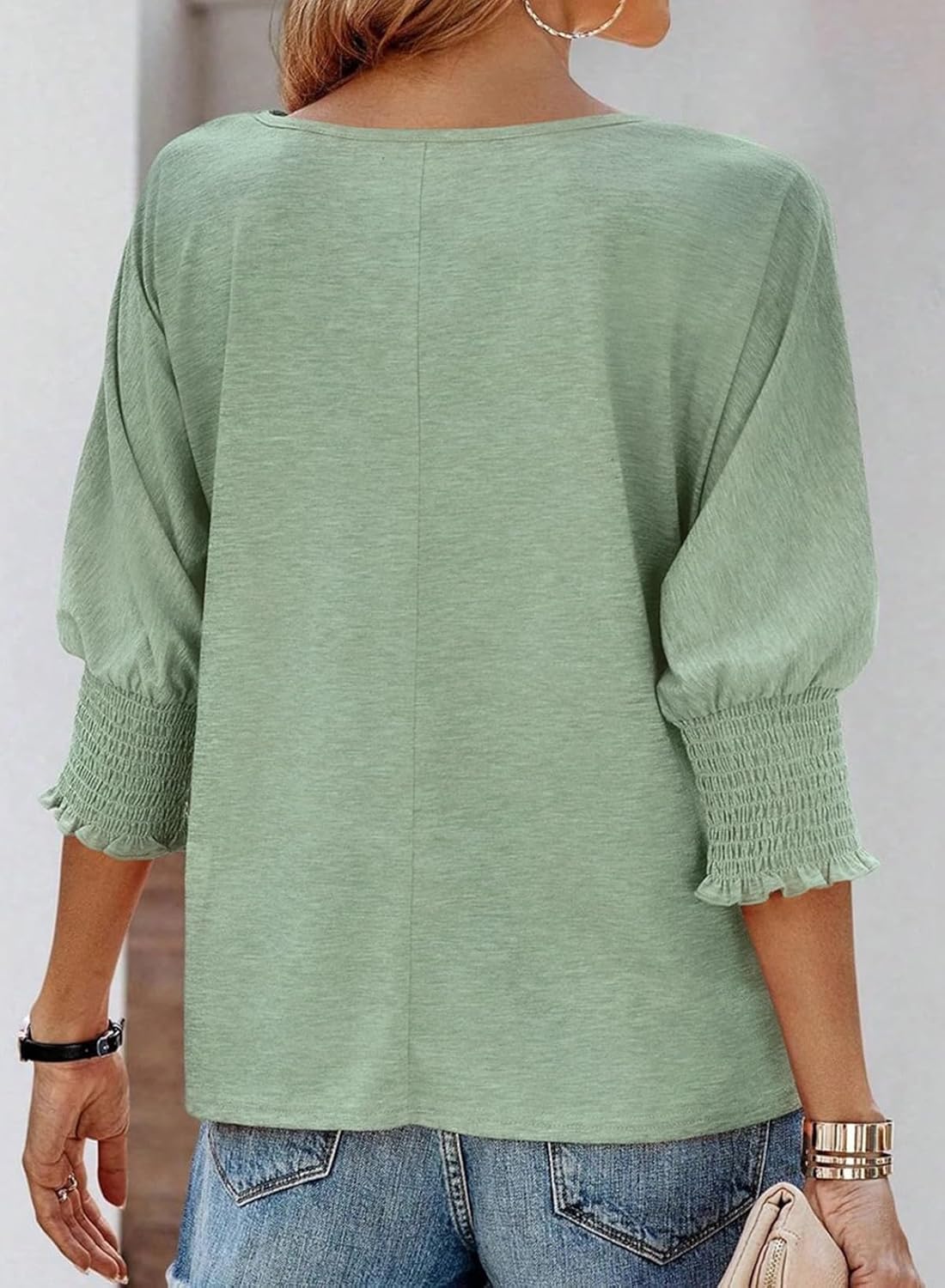 Berta | Blusa sencilla de cuello redondo