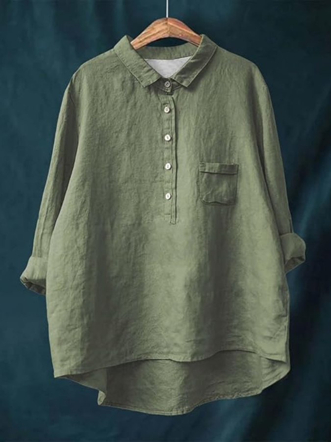 Celeste | Blusa vintage ligera y transpirable