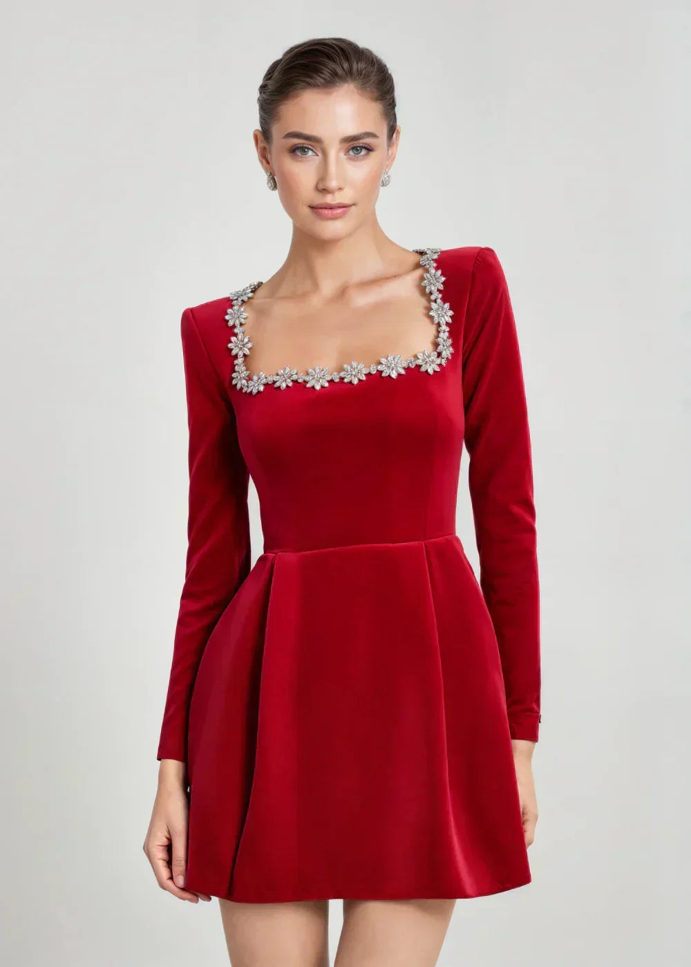 Clara | Samt-Minikleid
