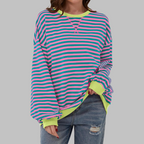 Tania | Sudadera de rayas de manga larga