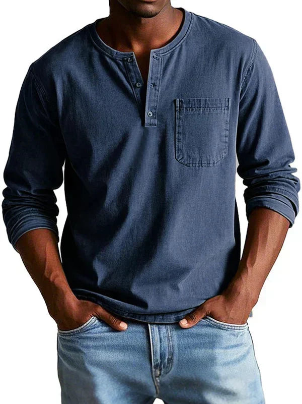 Remigio | Camiseta Henley de manga larga
