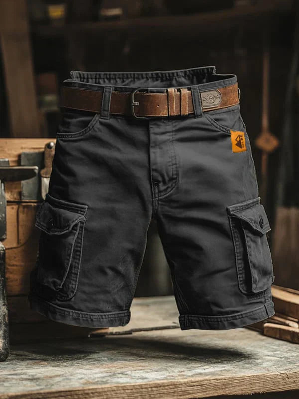 Leo | Shorts cargo retro con muchos bolsillos