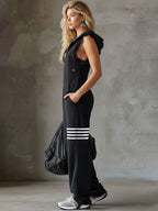 Abby | Sport Luxe Kapuzen-Jumpsuit