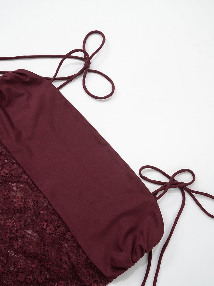 Aubrey | Abendkleid mit Spitzendetails