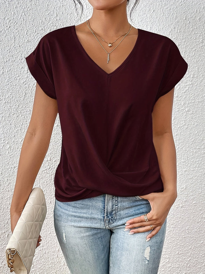 Sina | Camiseta con escote corazón (1+1 GRATIS)