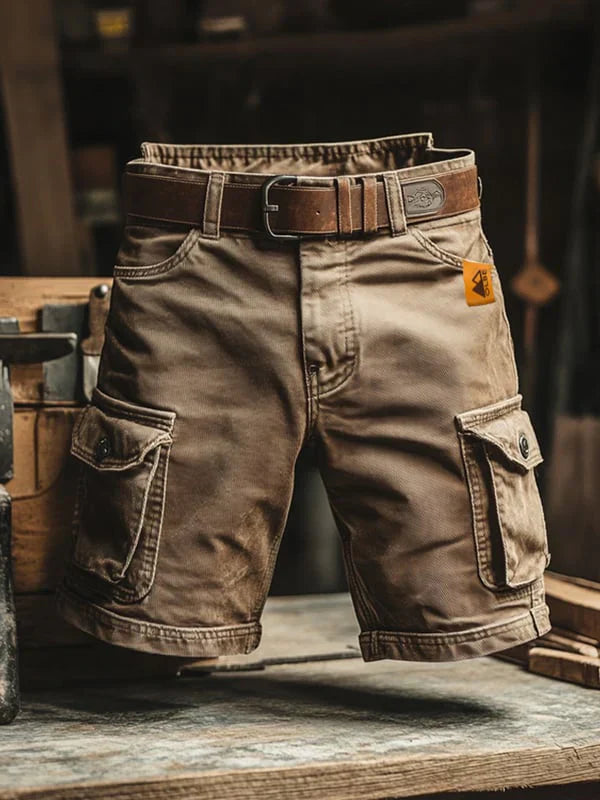 Leo | Shorts cargo retro con muchos bolsillos