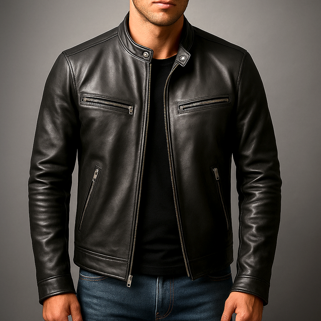 Ezequiel | Chaqueta efecto piel vintage