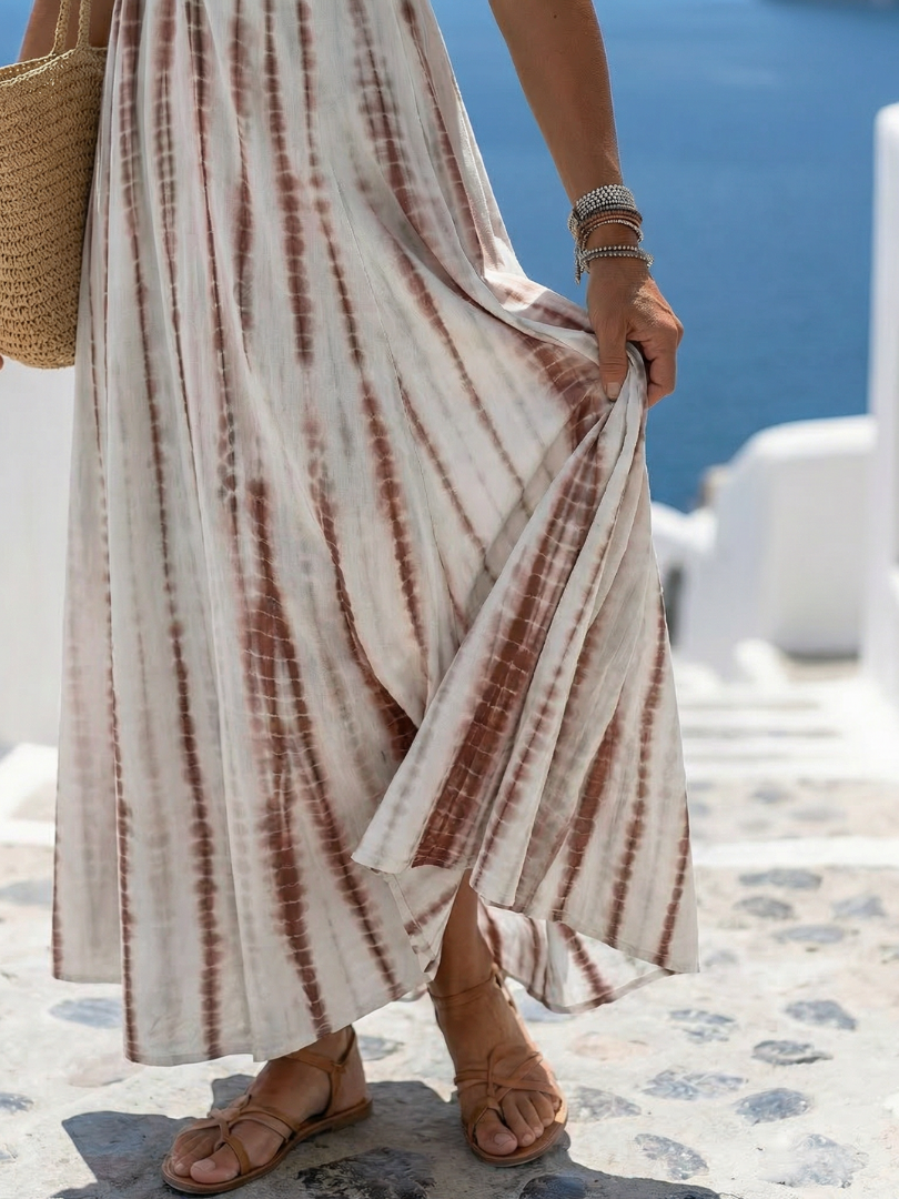 Kaja | Vestido midi casual con escote en V