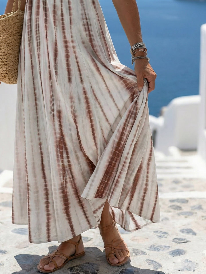 Kaja | Vestido midi casual con escote en V