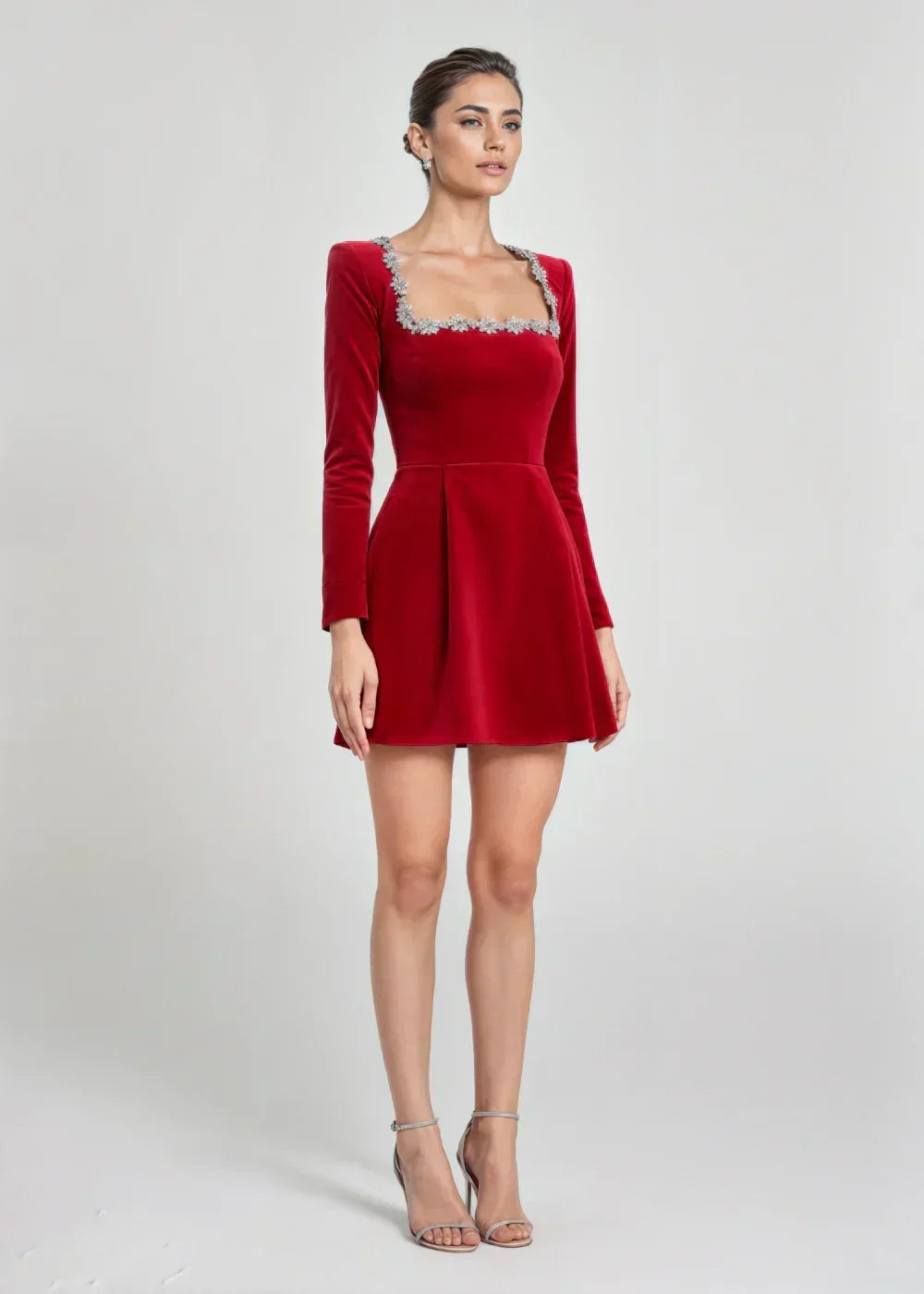 Clara | Samt-Minikleid