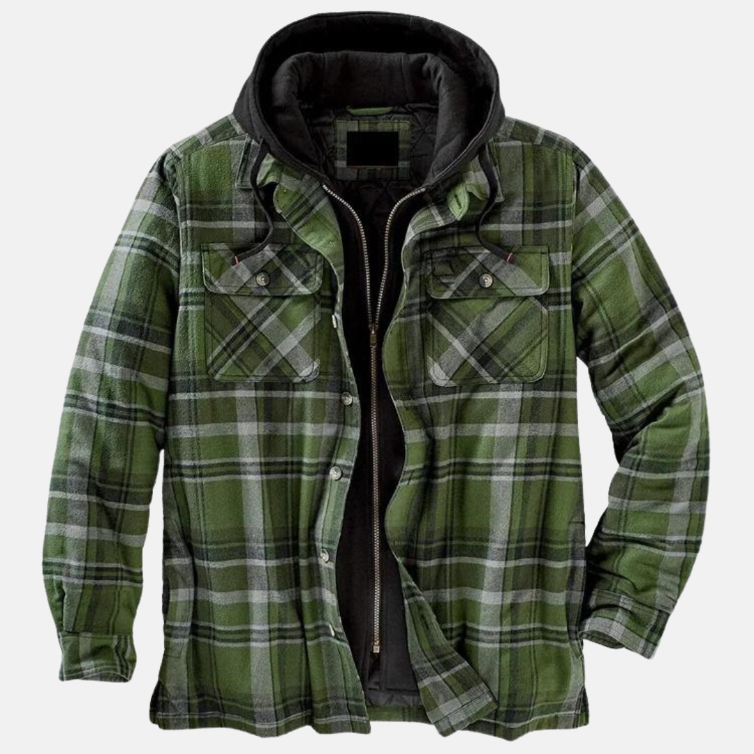 Benito | Chaqueta de franela a cuadros