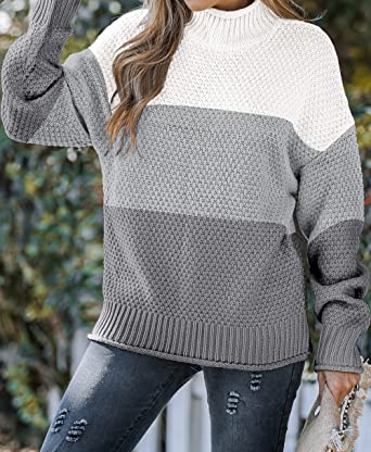 Coltrui Dames Gebreid met Gedurfde Patronen en Knus Warm Comfort