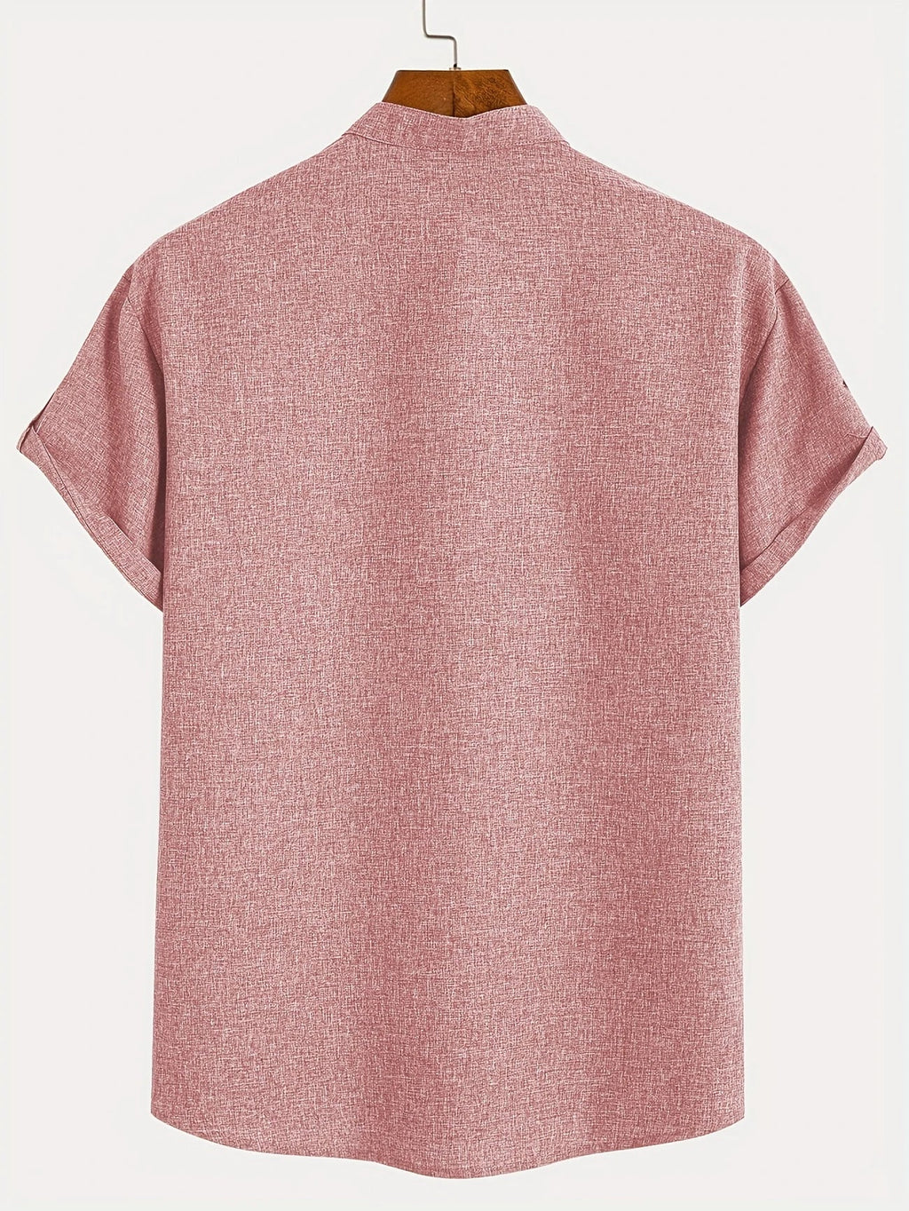Sabino | Camisa de manga corta con cuello mao