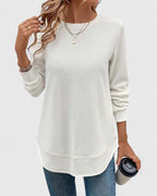 Sandra | Top chic con abertura lateral