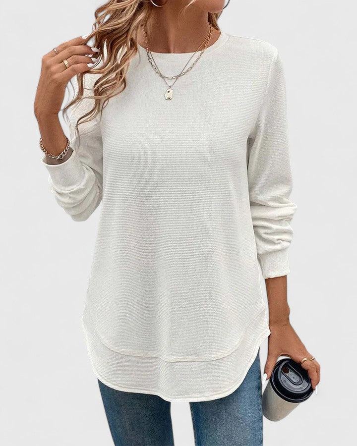 Sandra | Top chic con abertura lateral