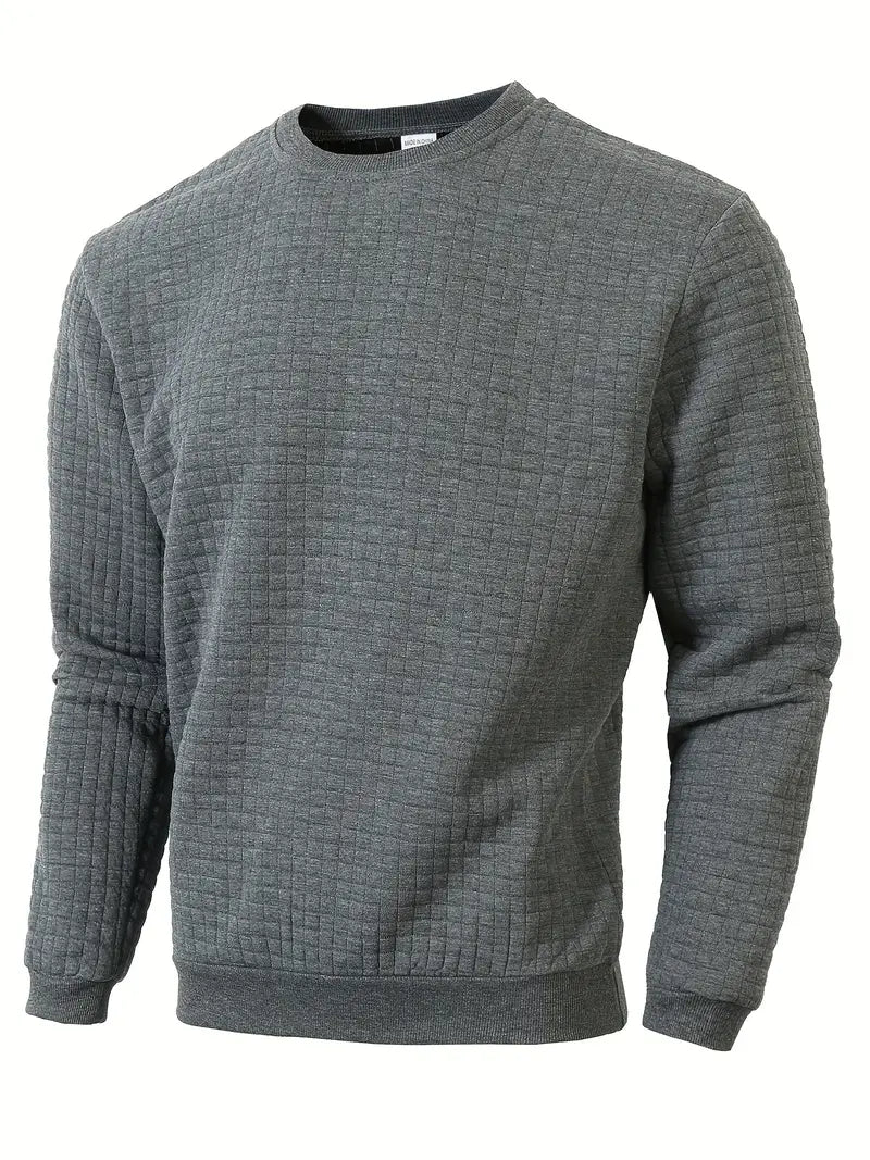 Valeriano | Jersey de textura acolchada a cuadros