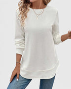 Sandra | Top chic con abertura lateral