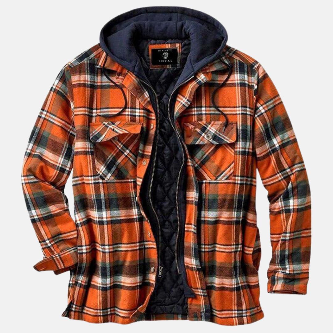 Benito | Chaqueta de franela a cuadros