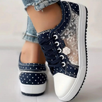 Lotte | Zapatillas elegantes de mujer con detalles florales