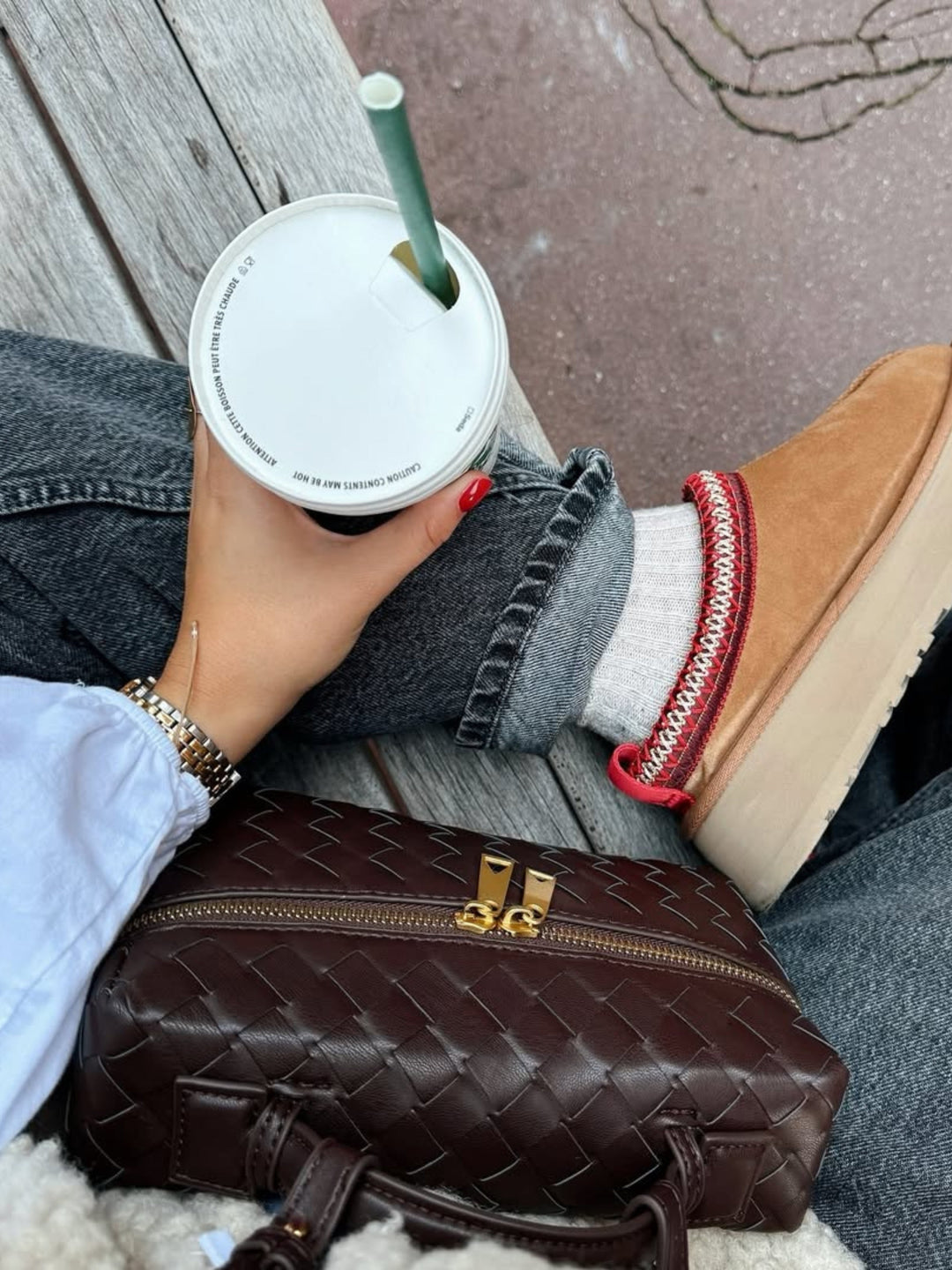 Julia | Bolso trenzado estructurado