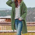 Ainara | Chaqueta de entretiempo larga con botones