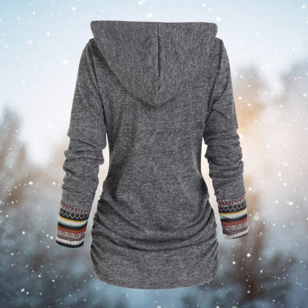 Lorena | Sudadera con capucha y estampado llamativo