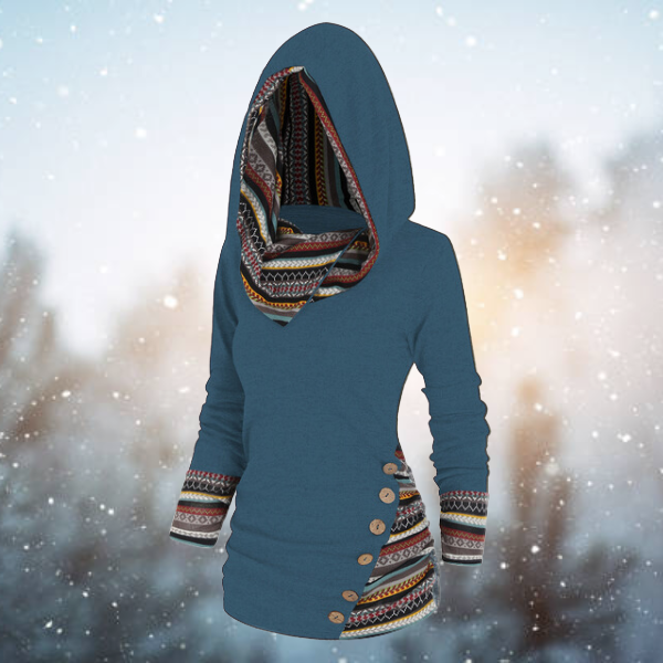 Lorena | Sudadera con capucha y estampado llamativo