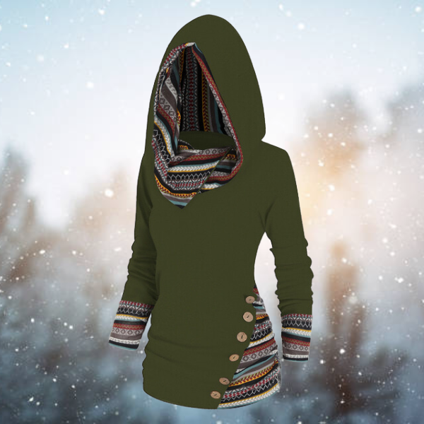 Lorena | Sudadera con capucha y estampado llamativo