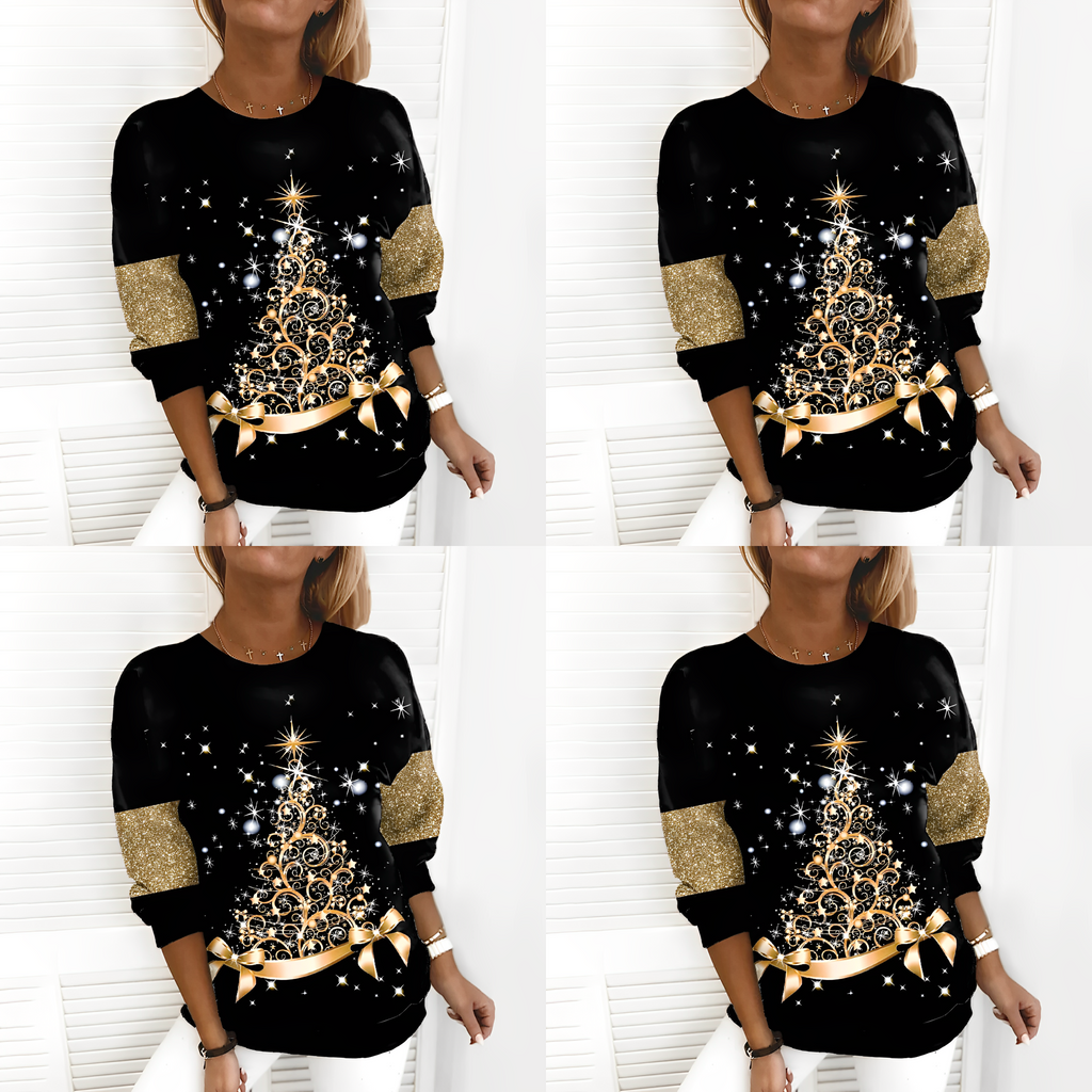 Mercè | Jersey con estampado navideño