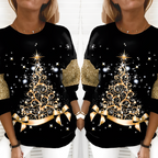 Mercè | Jersey con estampado navideño