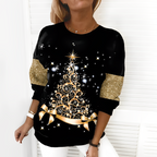 Mercè | Jersey con estampado navideño