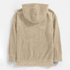 Filiberto | Sudadera con capucha de pana a rayas