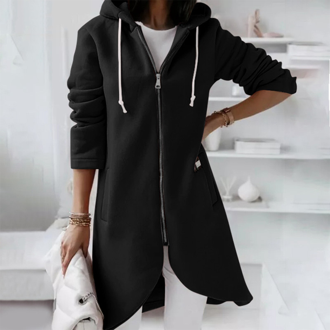 Julieta | Sudadera con capucha y cremallera