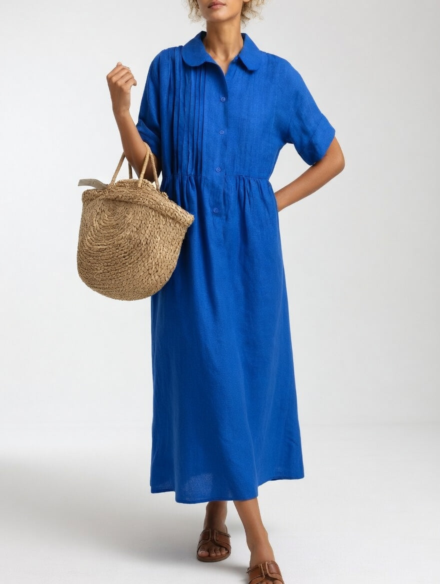 Alexis | Vestido camisero fluido de verano
