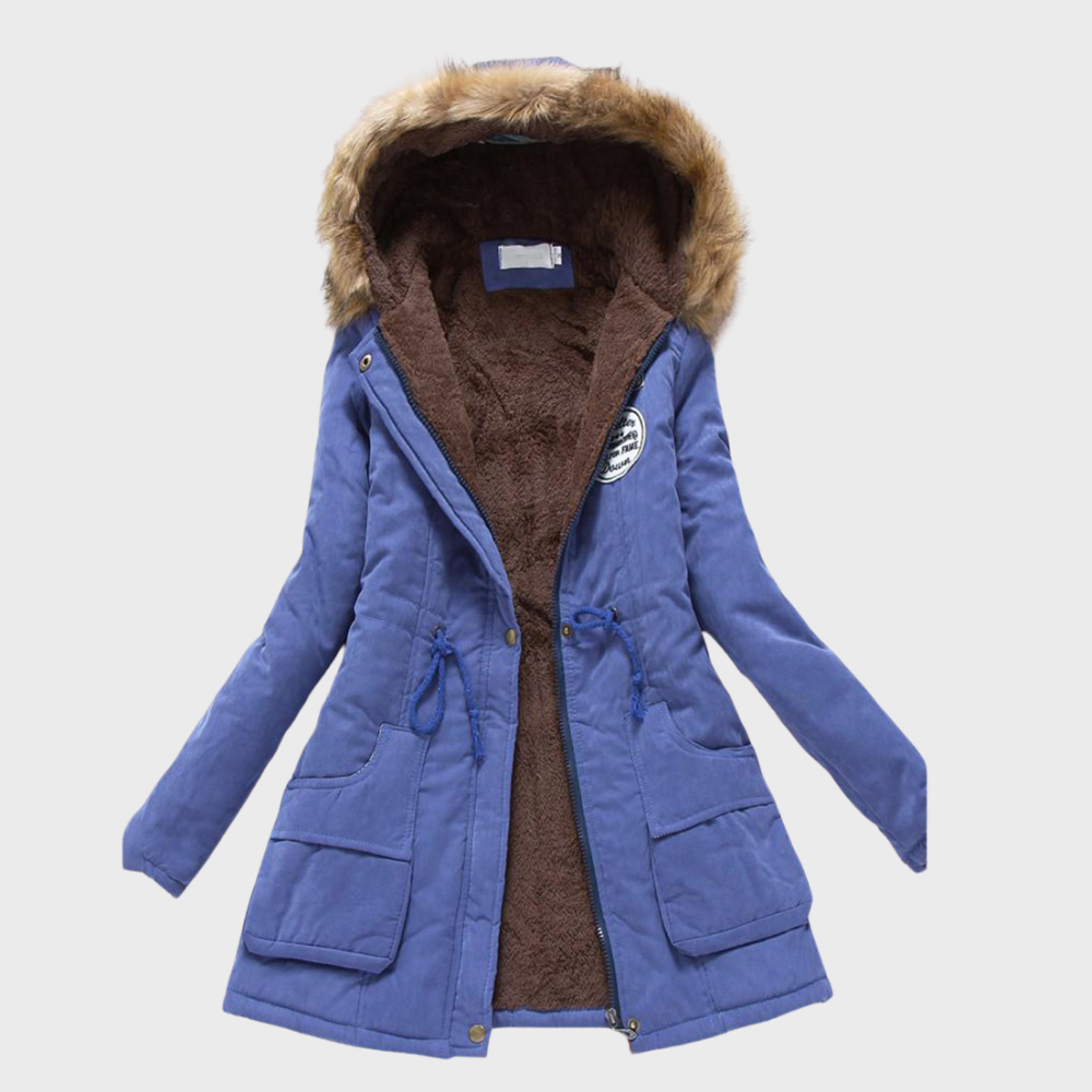 Filomena | Chaqueta de invierno con capucha forrada de pelo
