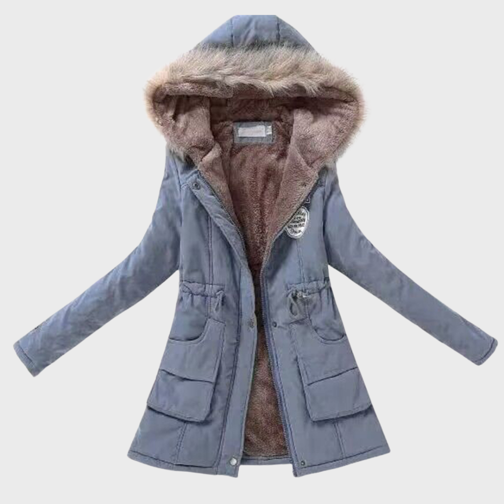 Filomena | Chaqueta de invierno con capucha forrada de pelo