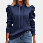 Encarna | Sudadera con capucha y mangas abullonadas