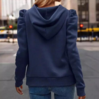 Encarna | Sudadera con capucha y mangas abullonadas