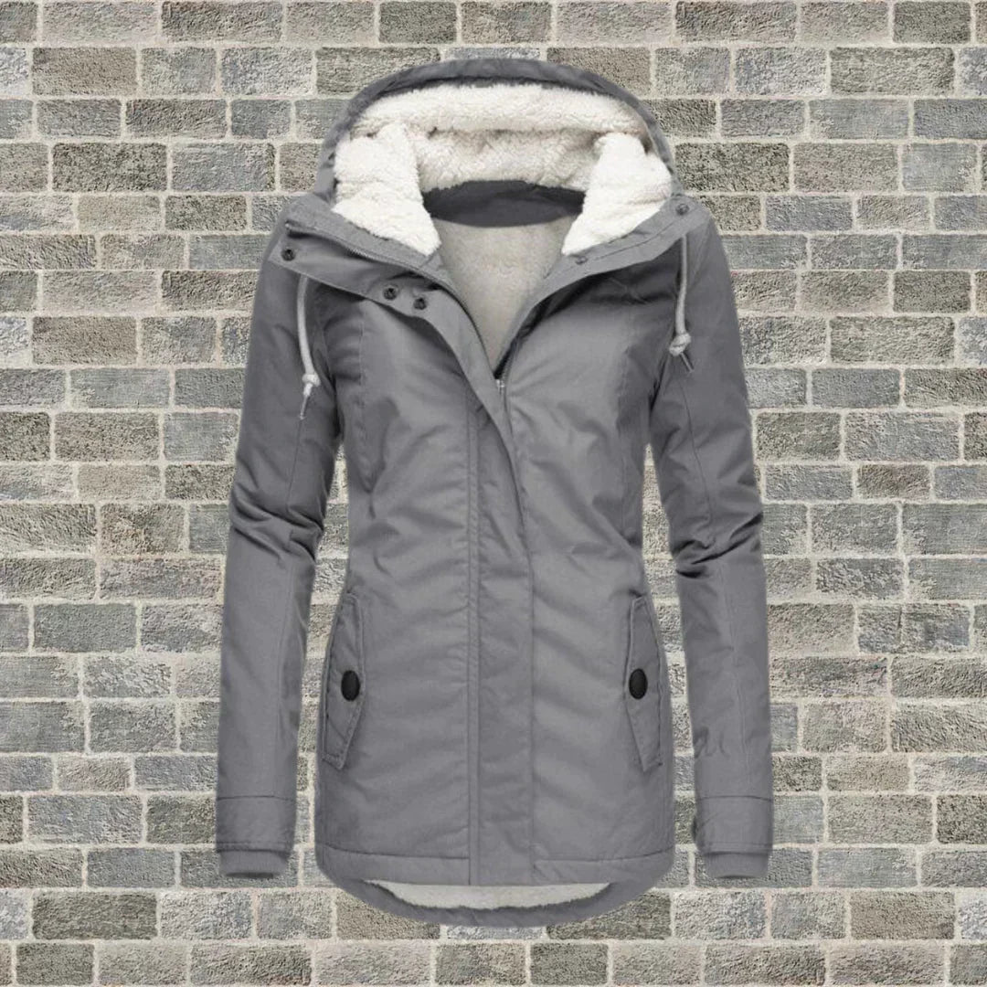 Naiara | Chaqueta de invierno forrada con capucha