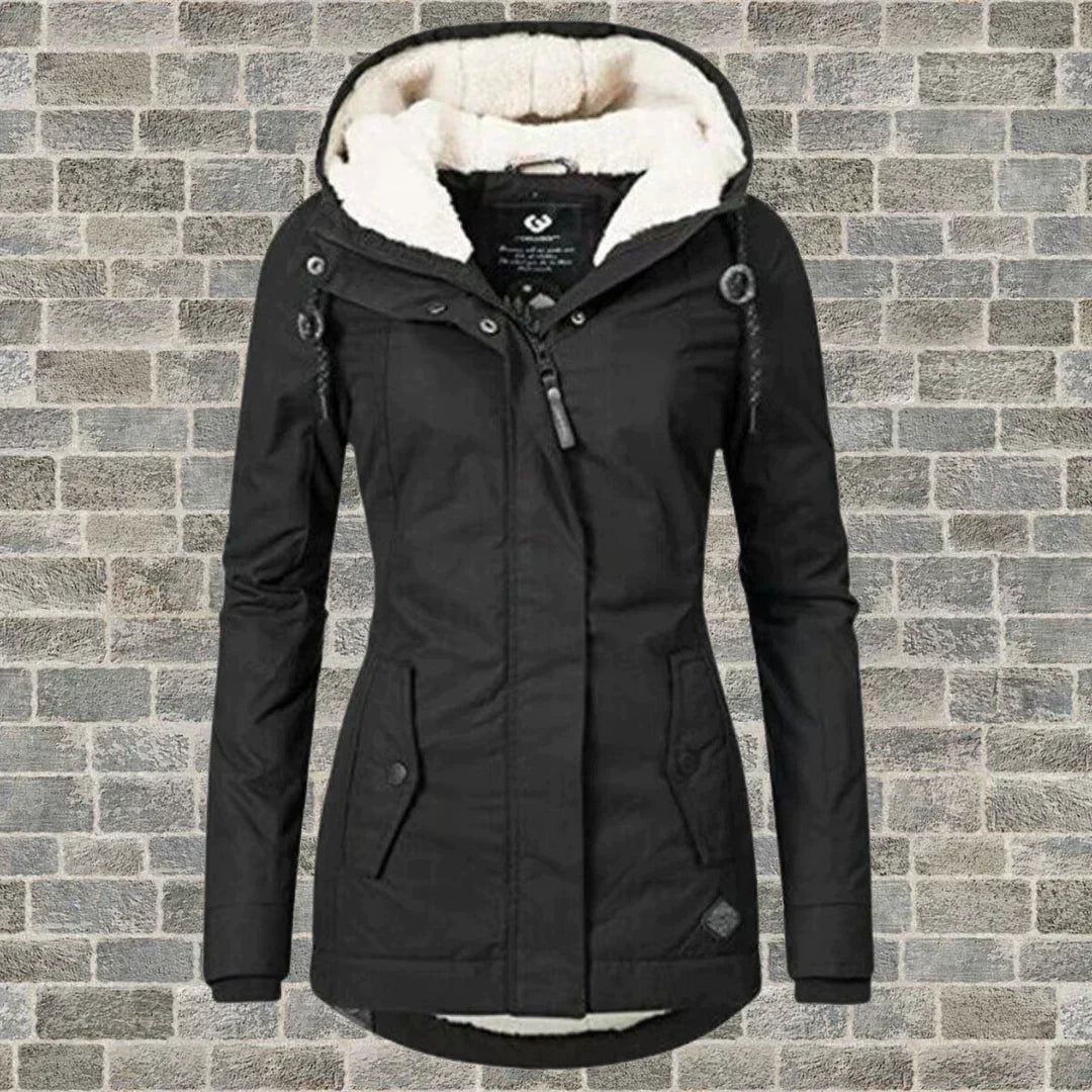 Naiara | Chaqueta de invierno forrada con capucha