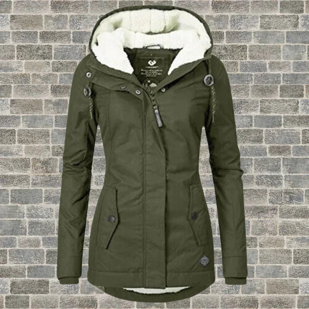 Naiara | Chaqueta de invierno forrada con capucha