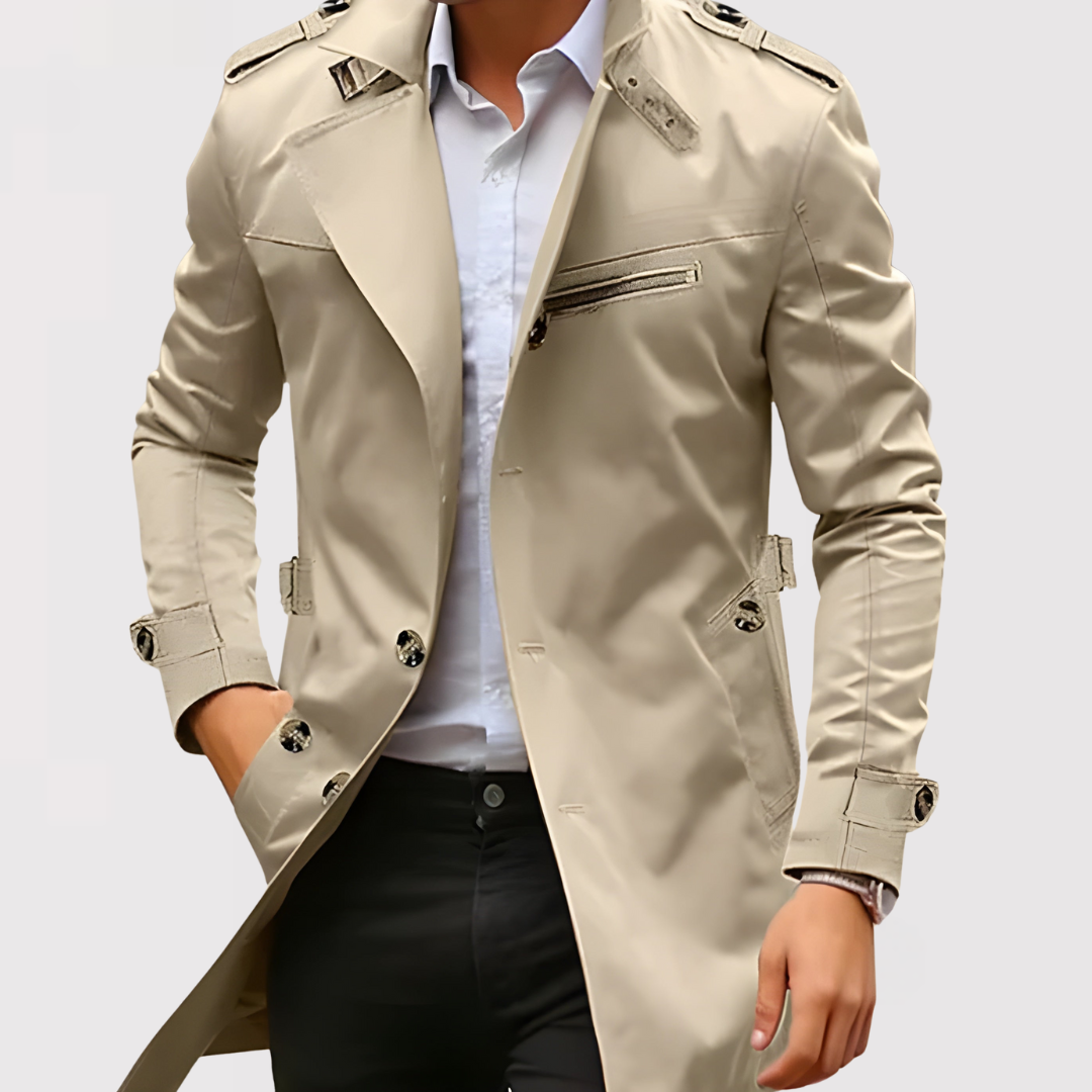 Iker | Abrigo largo elegante