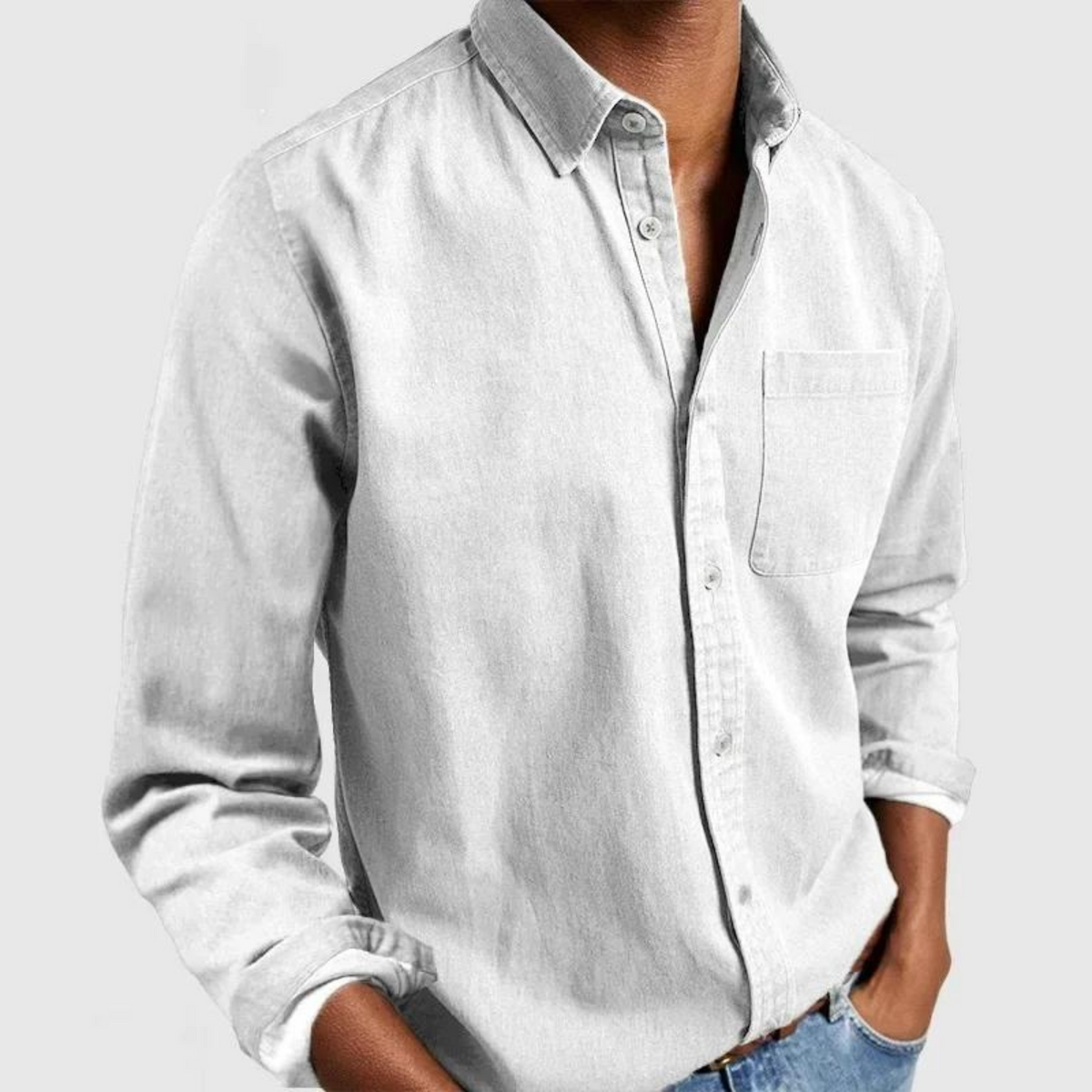 Teófilo | Camisa casual de algodón